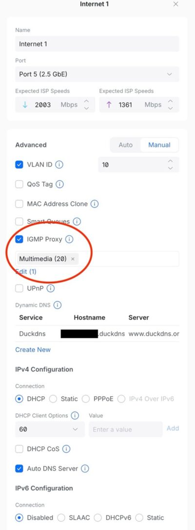 Abbildung 8: Settings>Internet