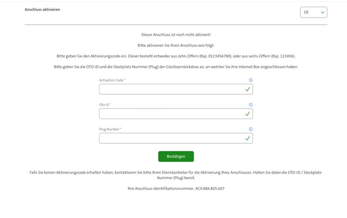 Abbildung 6: Wingo Captive Portal