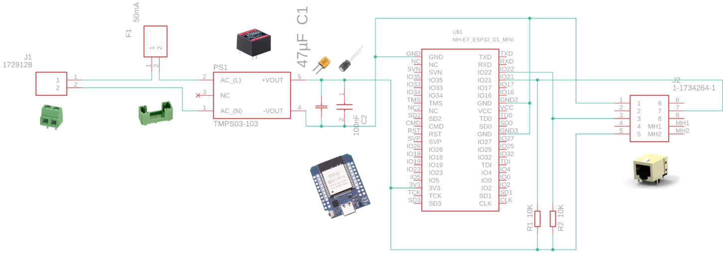 Abbildung 1: Schaltplan aus Fusion Electronics